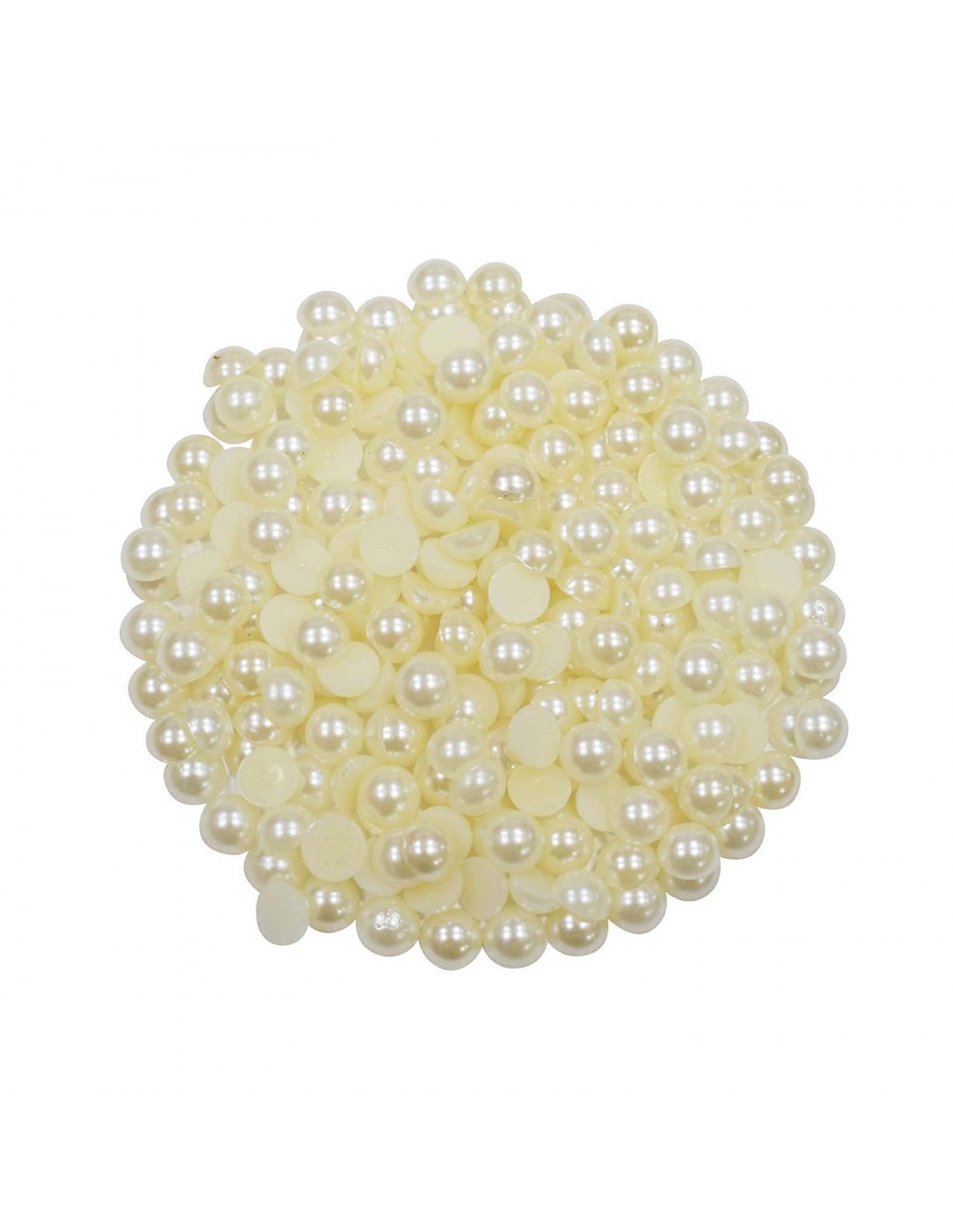 Half-pearls, half-pearls to glue, half-pearls 10 mm, scrapbooking  half-pearls, 20 pieces